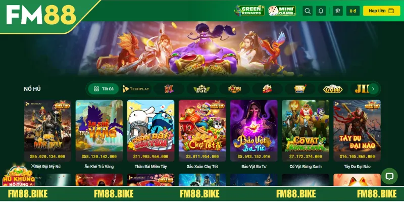 Về Chúng Tôi - Hé Lộ Sân Chơi Cá Cược FM88 Đang Gây Bão Mang đến kho game slot hấp dẫn đến từ những đơn vị cung cấp uy tín