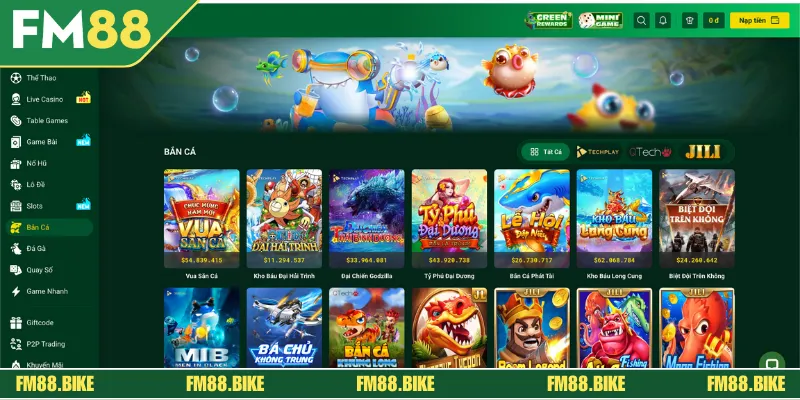 Tổng hợp những ưu điểm tạo nên tên tuổi của sảnh bắn cá trực tuyến tại FM88